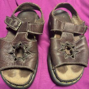 Doc Martens Women's Brown Star Sandal, Size US 8